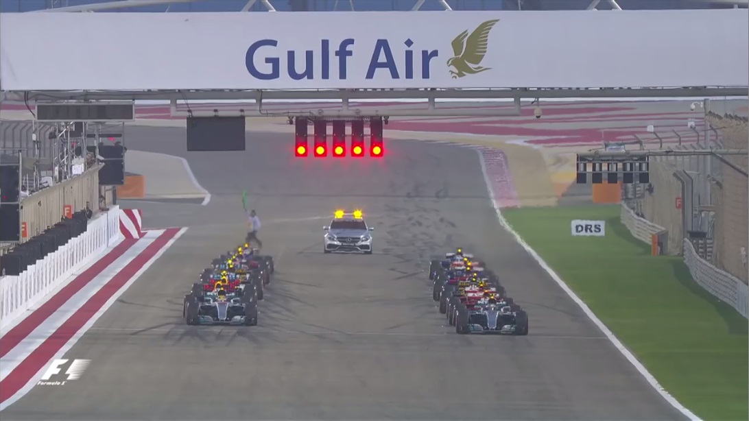 Start procedure of the race